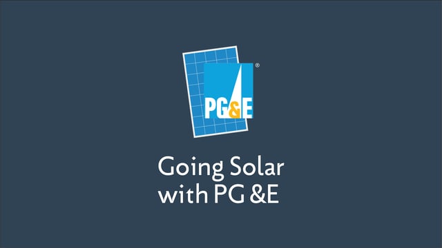 Going Solar With Pg E In California Solarbook
